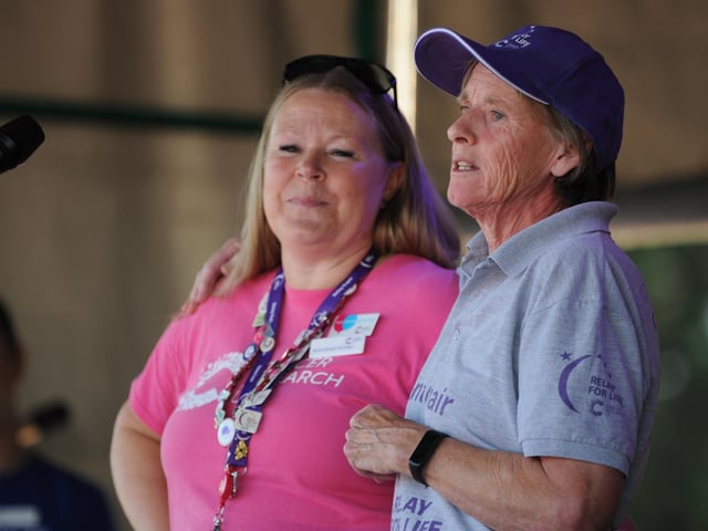 Cancer Research Relay for Life at Monkton Stadium, Jarrow.