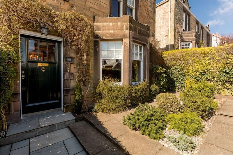 Front door and garden.