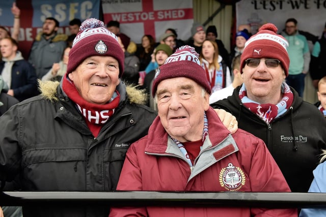 Big smiles and ready for action before kick-off. Picture: Kev Wilson.