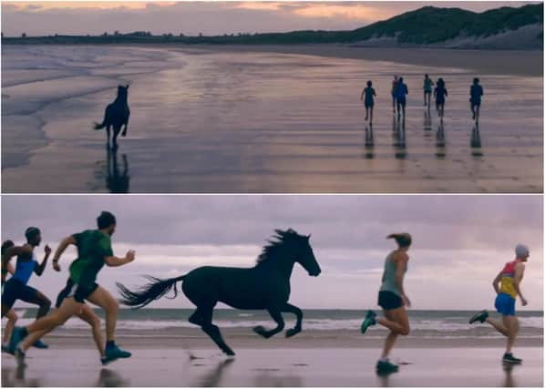 Lloyds Bank filmed its latest TV ad at Beadnell beach.