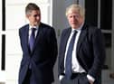 Boris Johnson with Education Secretary Gavin Williamson. Picture: PA.