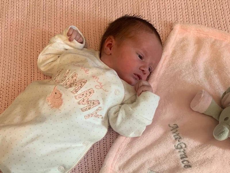 Daniel Hall, said: "Ava-grace Hale born 20th May 2020 weighing 6lbs 11 oz"
