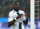 Marcus Thuram of Borussia Monchengladbach reacts to a missed chance on goal during the Bundesliga match between Borussia Mönchengladbach and SV Werder Bremen at Borussia-Park on March 17, 2023 in Moenchengladbach, Germany. (Photo by Dean Mouhtaropoulos/Getty Images)