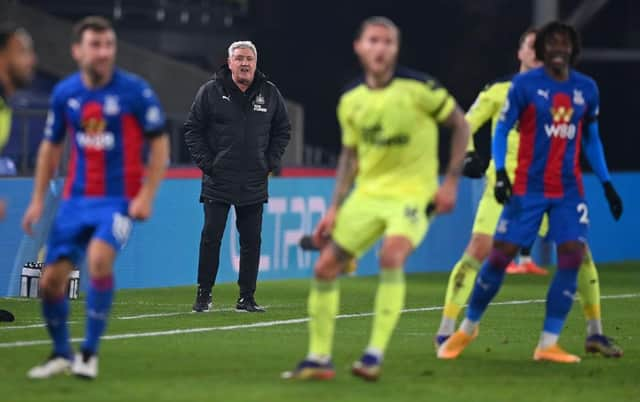 Steve Bruce, Manager of Newcastle United (Photo by Daniel Leal Olivas - Pool/Getty Images)