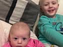Layla and Elijah at bedtime