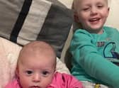 Layla and Elijah at bedtime