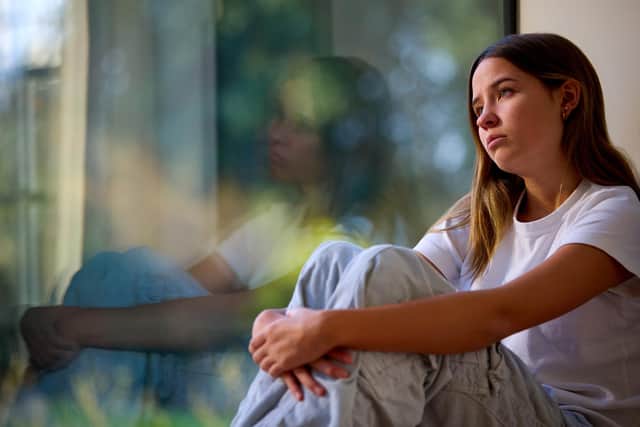 ​Dealing with mental health struggles can feel both overwhelming and scary for young people. Photo posed by model