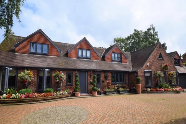 Feature four bedrooms, a jacuzzi and an indoor swimming pool, this house is priced up at £950,000.