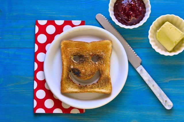 Buttering toast is no laughing matter.