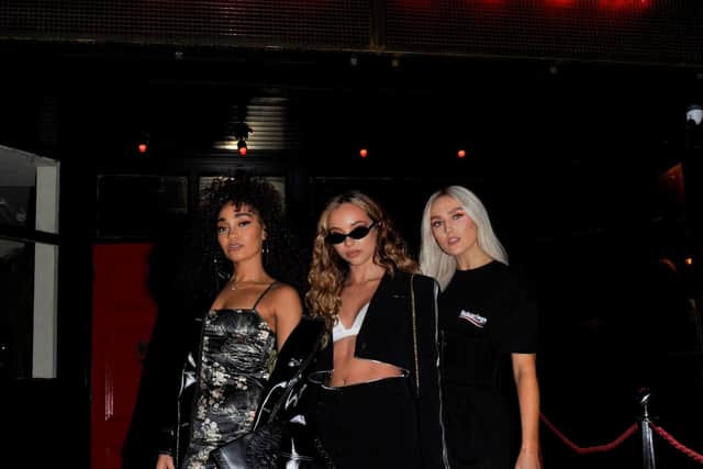 Jade (centre) with Little Mix bandmates Leigh-Anne Pinnock (left) and Perrie Edwards. Picture: North News.