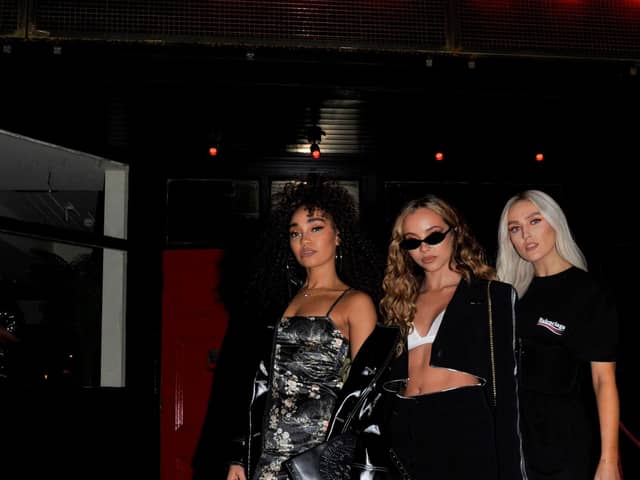 Jade (centre) with Little Mix bandmates Leigh-Anne Pinnock (left) and Perrie Edwards. Picture: North News.