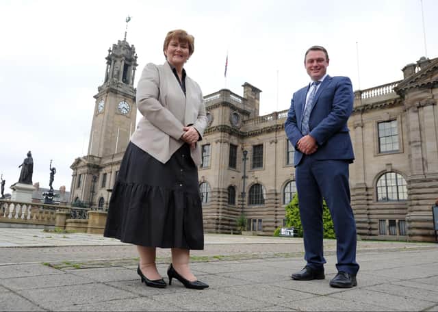 South Tyneside Council Leader Cllr Tracey Dixon and Chief Executive Jonathan Tew.