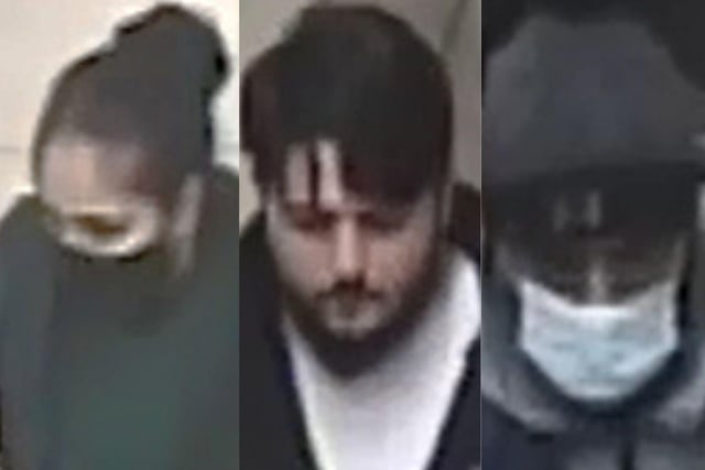 Derbyshire Police want to speak with the people pictured below