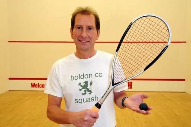 Boldon Squash Club's Kevin Forster.