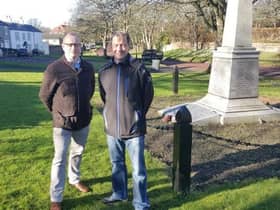 Whitburn Neighbourhood Forum chairman Phil Leaf with vice chairman Steve Lavelle.
