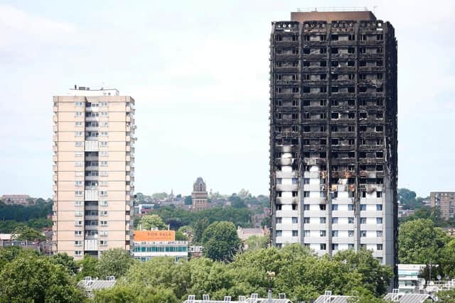 On 14 June 2017, a high-rise fire broke out in the 24-storey Grenfell Tower block of flats in North Kensington, West London. Credit: Henry Nicholls / SWNS.com