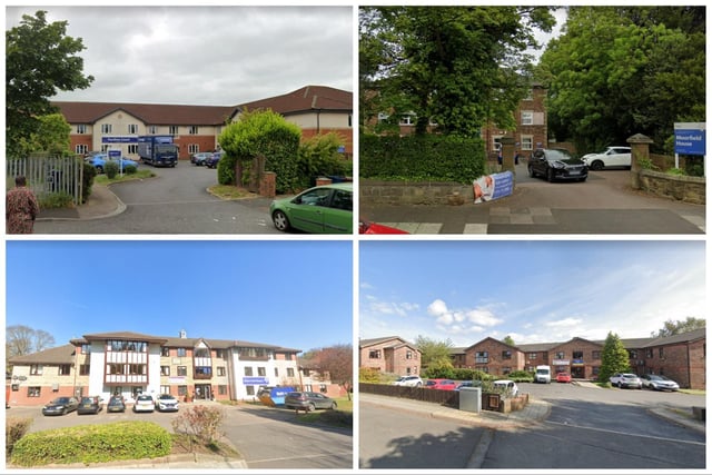 Some care homes in Newcastle have been given 'inadequate' or 'requires improvement' ratings.