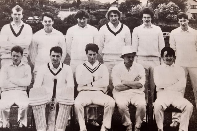Cricket has always been popular in Kirkcaldy - at one stage the town boasted three clubs.
This Kirkcaldy 2nd XI team features:
Back: Tom Holland, Roger Addison, Mark Haro, Gavin Quinn, Richard Wales, Willie Thomson.
Front: Ian McKendrick (scorer), Forbes Alexander, Simon Kirkman (captain), Dave Brown and Mike Page