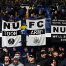 Newcastle United fans in the stands during the FA Cup third round match at Hillsborough in January.