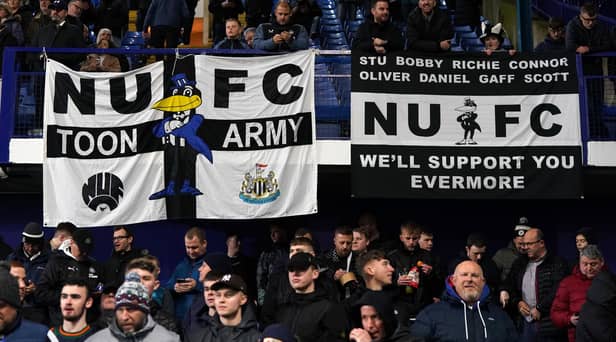 Newcastle United fans in the stands during the FA Cup third round match at Hillsborough in January.