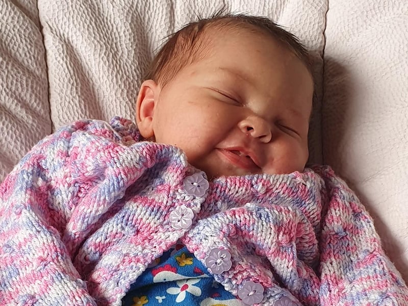Chantelle-Louise Carrier, said: "Beatrice Carrier. Born last week on March 8th 2021 weighing 9lb 12oz."