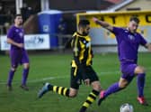 Hebburn Town in action.