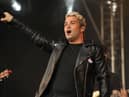 Headline act Joe McElderry performs at the Together Forever Trust concert at Bents Park, South Shields.