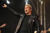 Headline act Joe McElderry performs at the Together Forever Trust concert at Bents Park, South Shields.