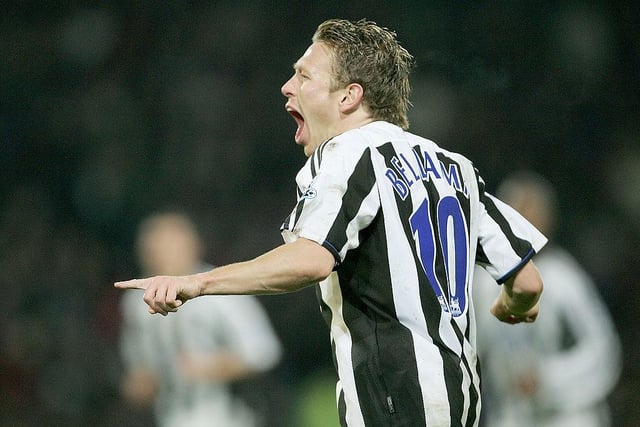 Bellamy scored Newcastle’s third in their 5-3 defeat at Old Trafford in 2002. The 43-year-old played for clubs like Blackburn Rovers, Liverpool, Cardiff City and Manchester City after leaving St James’s Park and now works as an assistant to Vincent Kompany at Burnley.
