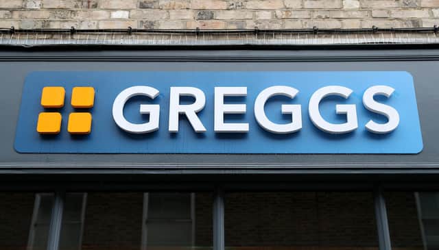 File photo dated 18/6/2020 of a sign for the High street bakery chain Greggs, which has announced plans to cut more than 800 jobs as a result of the ongoing coronavirus pandemic. PA Photo. Issue date: Friday November 13, 2020. The boss warned that the bakery chain "will not be profitable as a business" if sales continue at the rates they have been in lockdown, as it was confirmed that 820 staff will be let go. See PA story CITY Greggs. Photo credit should read: Andrew Matthews/PA Wire