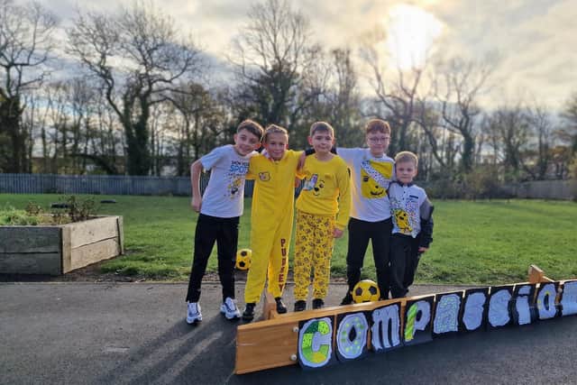 St Cuthbert's Catholic Primary School raise funds for Children In Need