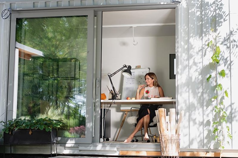 Whatever the future holds, it’s likely more of us will work from home more than we did before, and a home office in the garden provides a nice separation between work and home life.