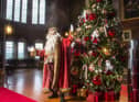 Father Christmas at Bamburgh Castle (photo: Phil Punton)
