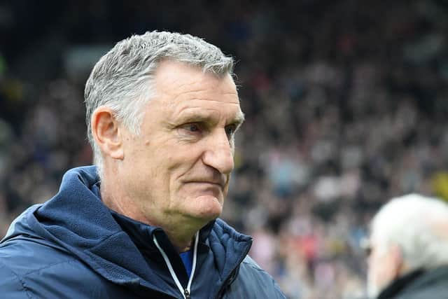 Sunderland boss Tony Mowbray