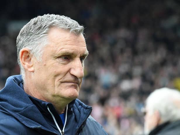Sunderland boss Tony Mowbray
