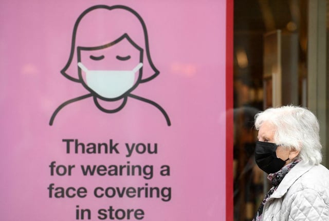 Readers have been sharing their views on the use of face coverings after 'Freedom Day' on July 19. Picture: Oli Scarff /AFP via Getty Images.
