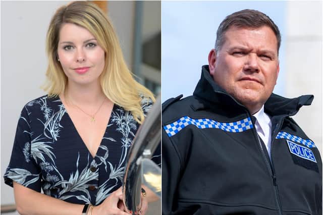 Northumbria Police and Crime Commissioner Kim McGuinness (left) and Assistant Chief Constable Scott Hall (right) have issued statements on policing the third lockdown