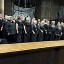 Tyneside A Cappella at a recent performance in Cullercoats, North Tyneside.