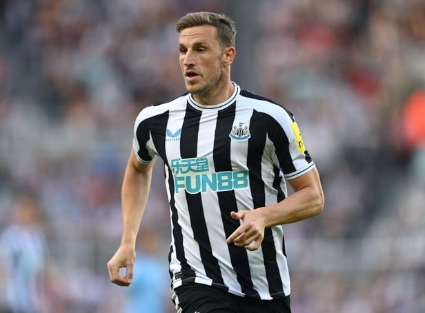 Newcastle United striker Chris Wood.