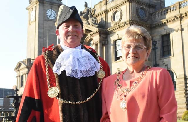 The Mayor and Mayoress of South Tyneside, Councillor Norman Dick and Jean Williamson. (Stock image, pre Covid-19)