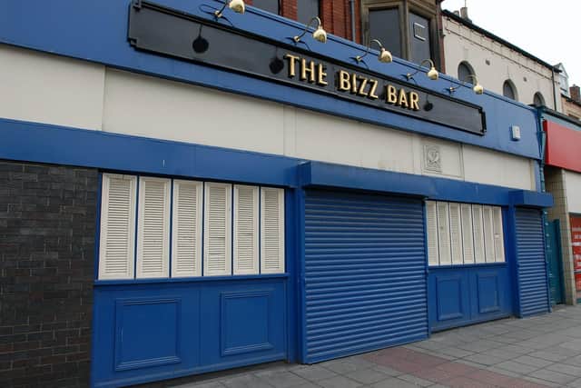 The Bizz Bar before the collapse.