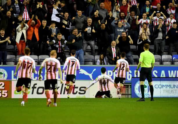 Nathan Broadhead scored a stunning goal for Sunderland