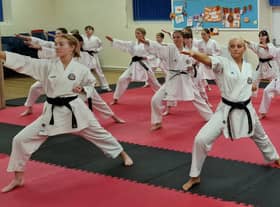 Members of the Dokan squad going through their paces.