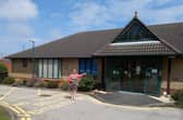 Campaigner Kay Smith outside the former St Clare's Hospice building in Jarrow.