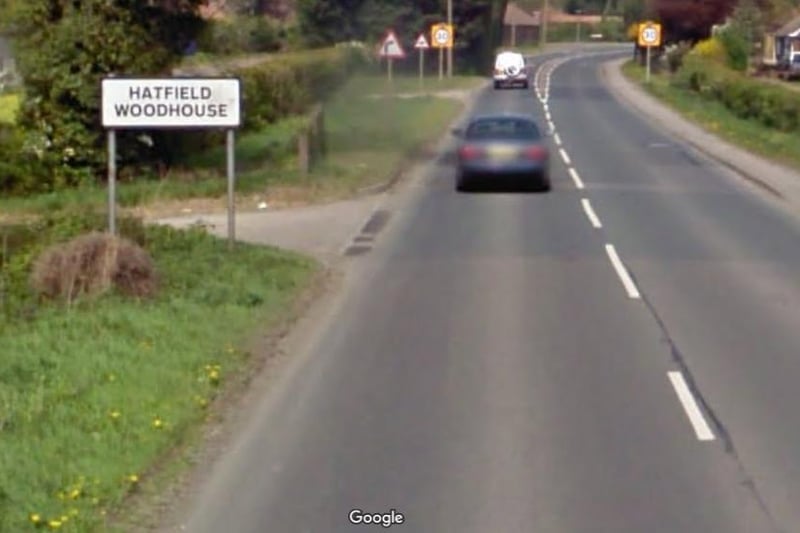Hatfield East: Up 21.9;
Week up to March 19 109.7;
Week up to March 12 87.8