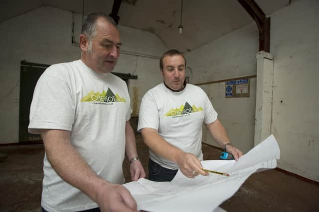 Peter Nash and Jonathan Hodgson of Cheviot Brewery.