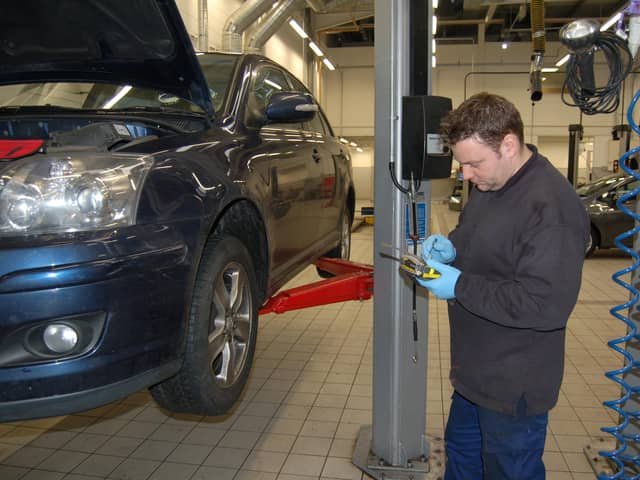 An MOT test