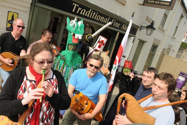 A St Georges Day festival brought lots of fun and entertainment in South Shields' market place pubs in 2011.