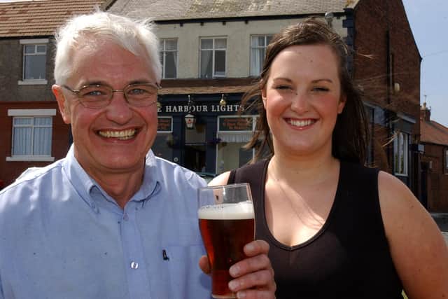 Harbour Lights - former managers, David Robson and daughter, Jen.