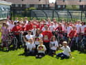 Pupils from Biddick Hall Junior School who took part in the Big Pedal eight years ago. Can you spot anyone you know?